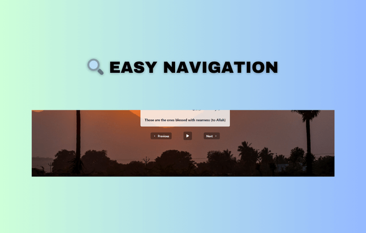 Easy Navigation